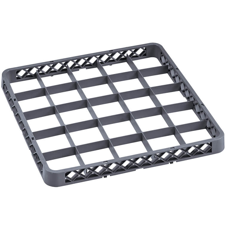 Cesta para lavavajillas de 25 compartimentos, gris (Rack 98) - 50 x 50 x 4,5 cm
