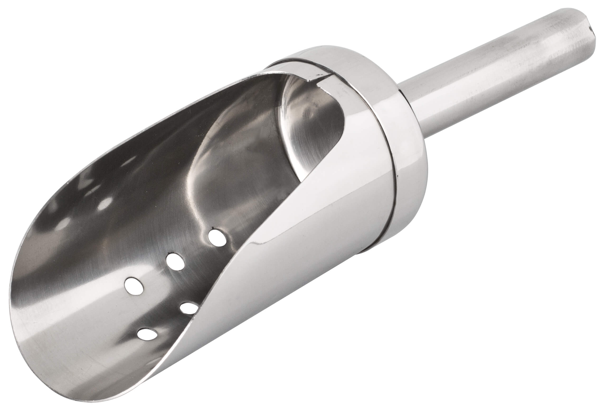 Pala para hielo - acero inoxidable, perforada