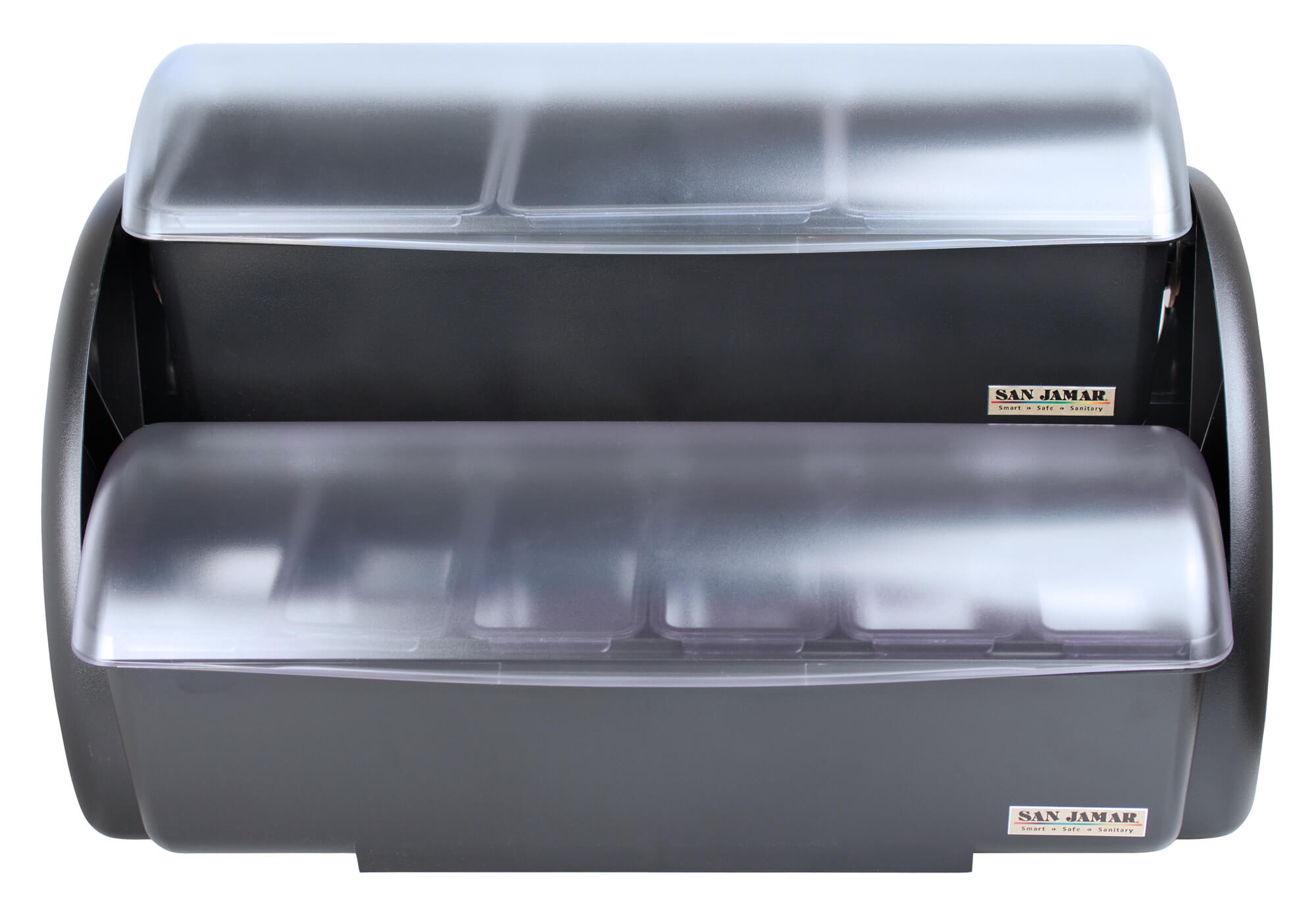 Contenedor de ingredientes: 9 compartimentos, aprox. 8,6 l en total, The Dome®, San Jamar