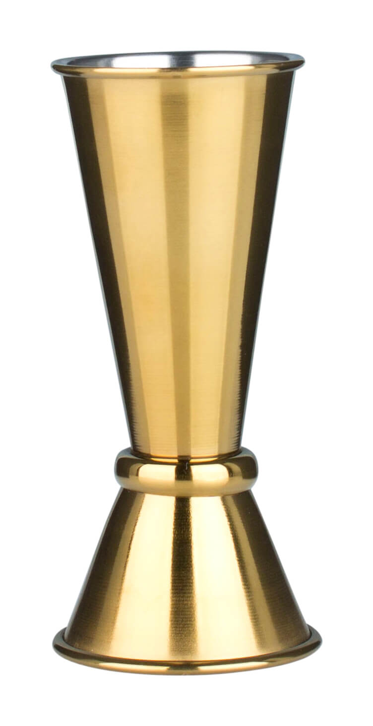Medidor de cóctel estilo japonés dorado, Prime Bar - 20/40 ml