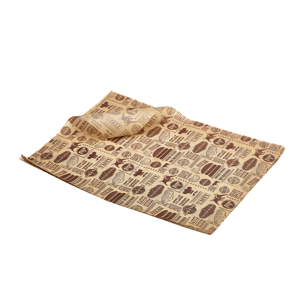 Papel pergamino / papel resistente a la grasa, diseño Steakhouse - 35 x 25 cm (1000 uds)