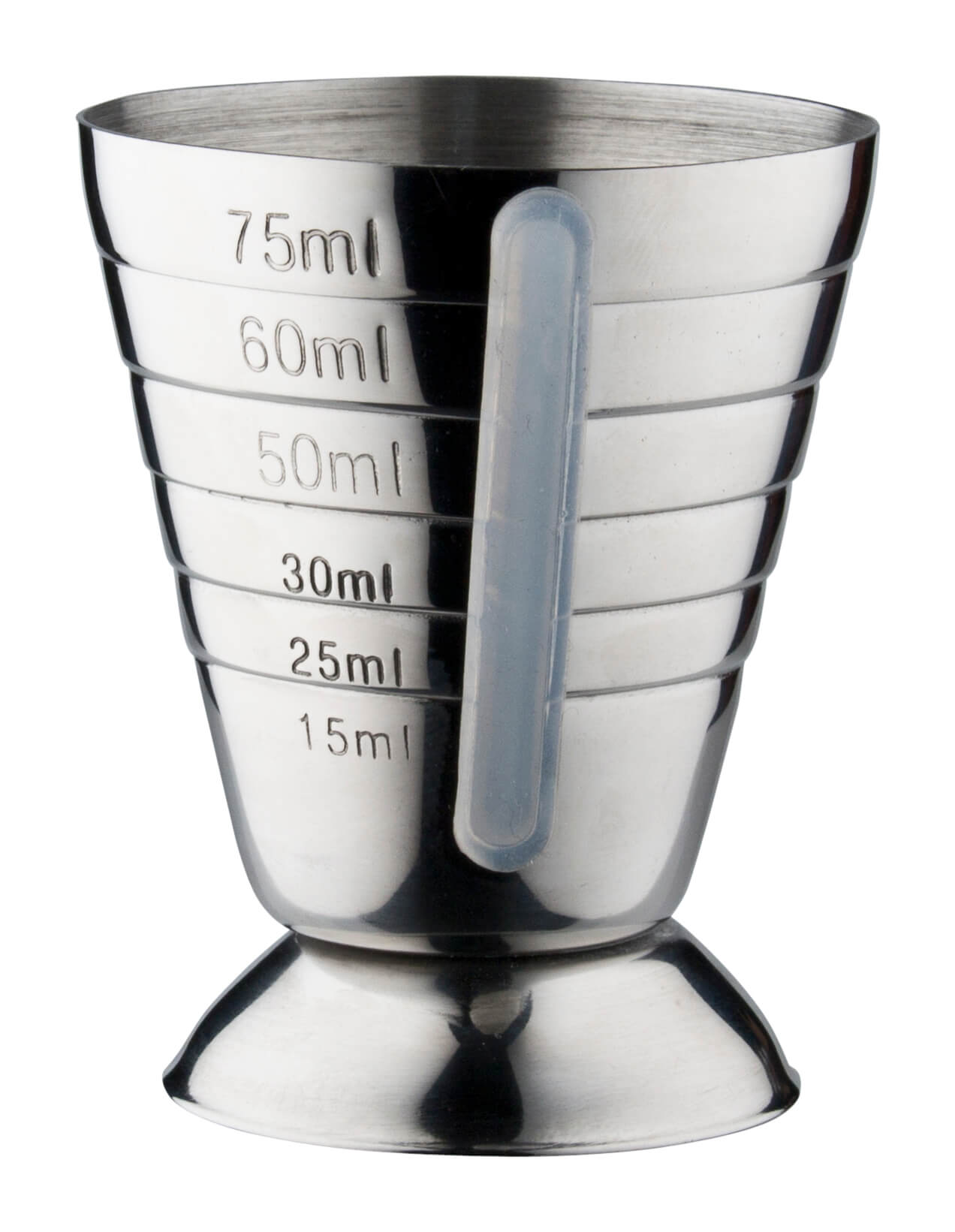 Medidor de cóctel / Jigger, con graduación - Acero inoxidable (75 ml)