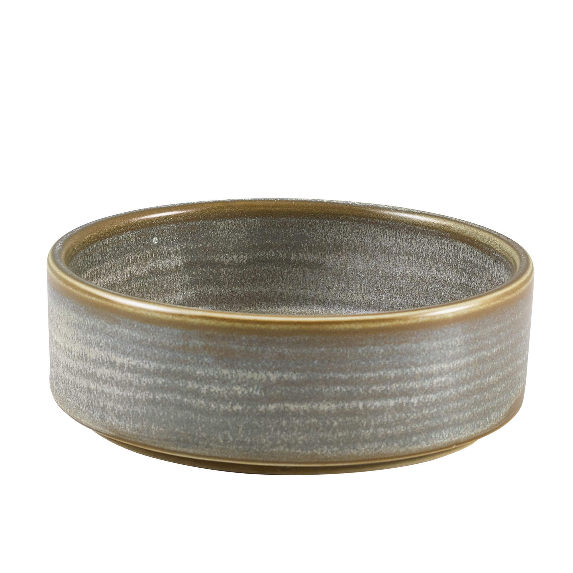 Bandeja de presentación Terra Matt Grey – 13 cm (6 uds)