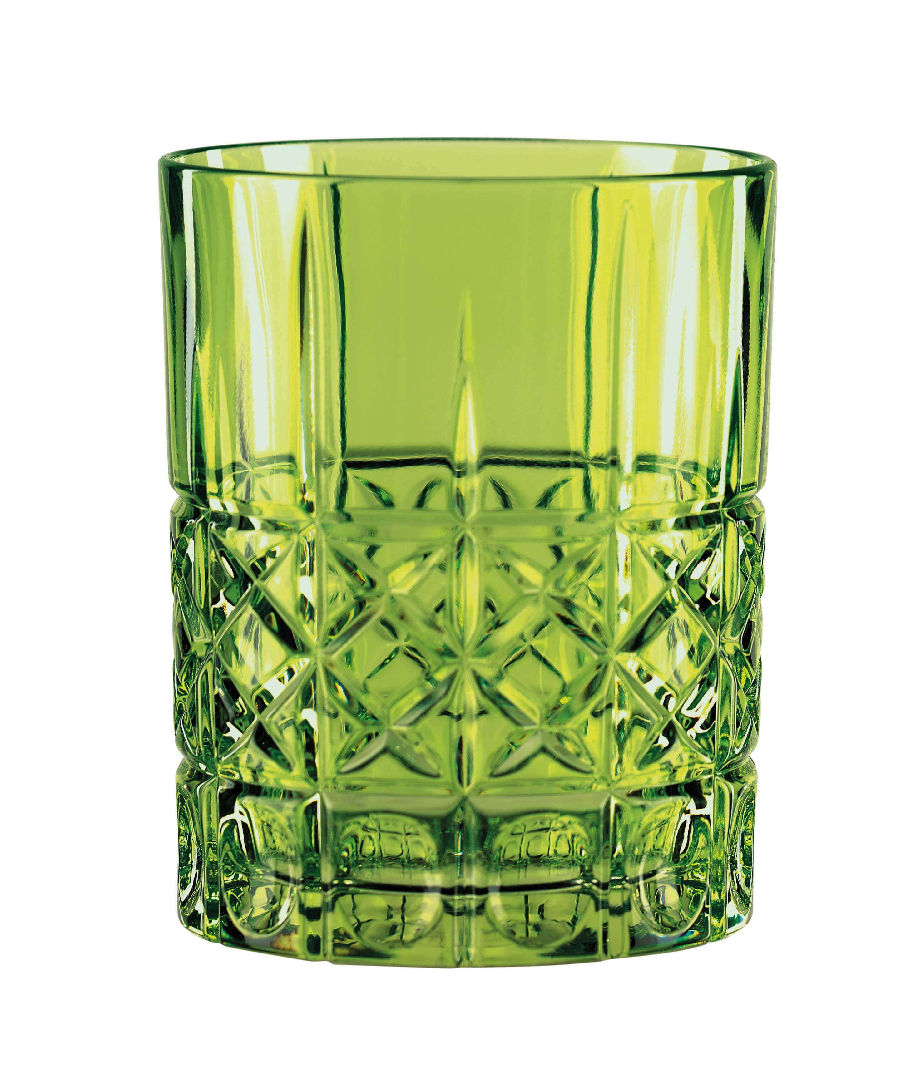 Vaso de whisky Highland Diamond reseda, Nachtmann - 345 ml (1 ud + embalaje decorativo)