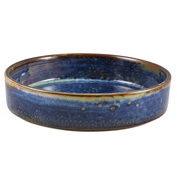 Bandeja de presentación Terra Aqua Blue – 18 cm (6 uds)