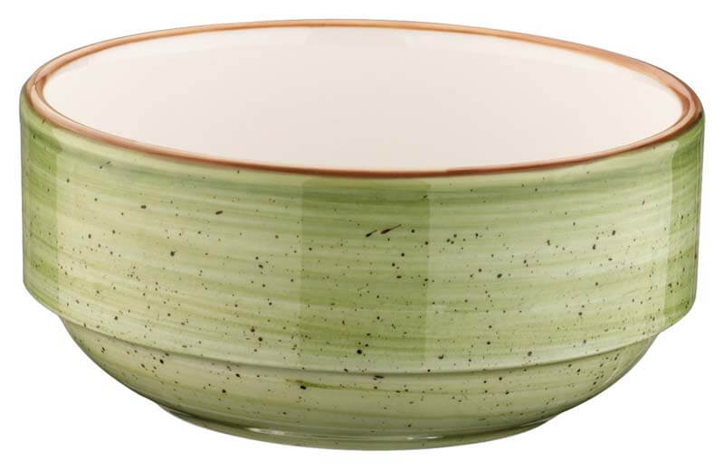 Bonna Aura Therapy Banquet Bandeja apilable 14 cm, 50 cl verde - 12 ud
