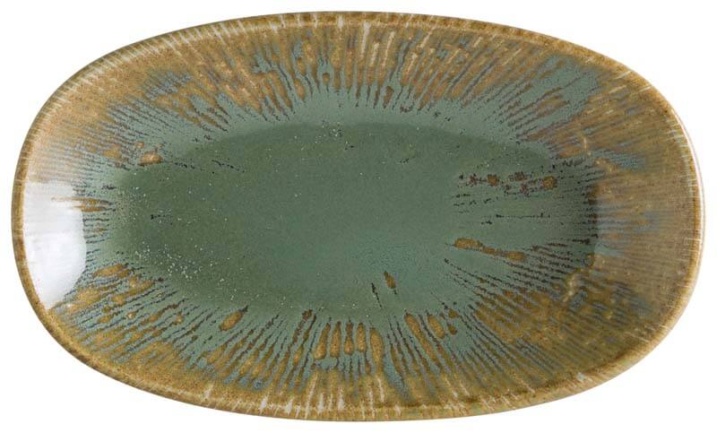 Bonna Snell Bandeja Sage Gourmet ovalada 24 x 14 cm verde - 12 ud