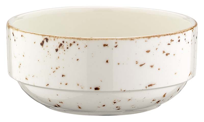 Bonna Grain Banquet Bandeja apilable 12 cm, 35 cl, color crema - 12 ud
