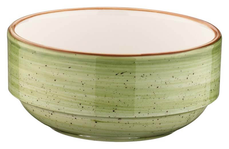Bonna Aura Therapy Banquet Plato apilable 12 cm, 35 cl verde - 12 ud