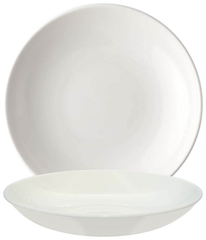 Bonna Bloom Cream Platos hondos 23 cm crema - 6 ud