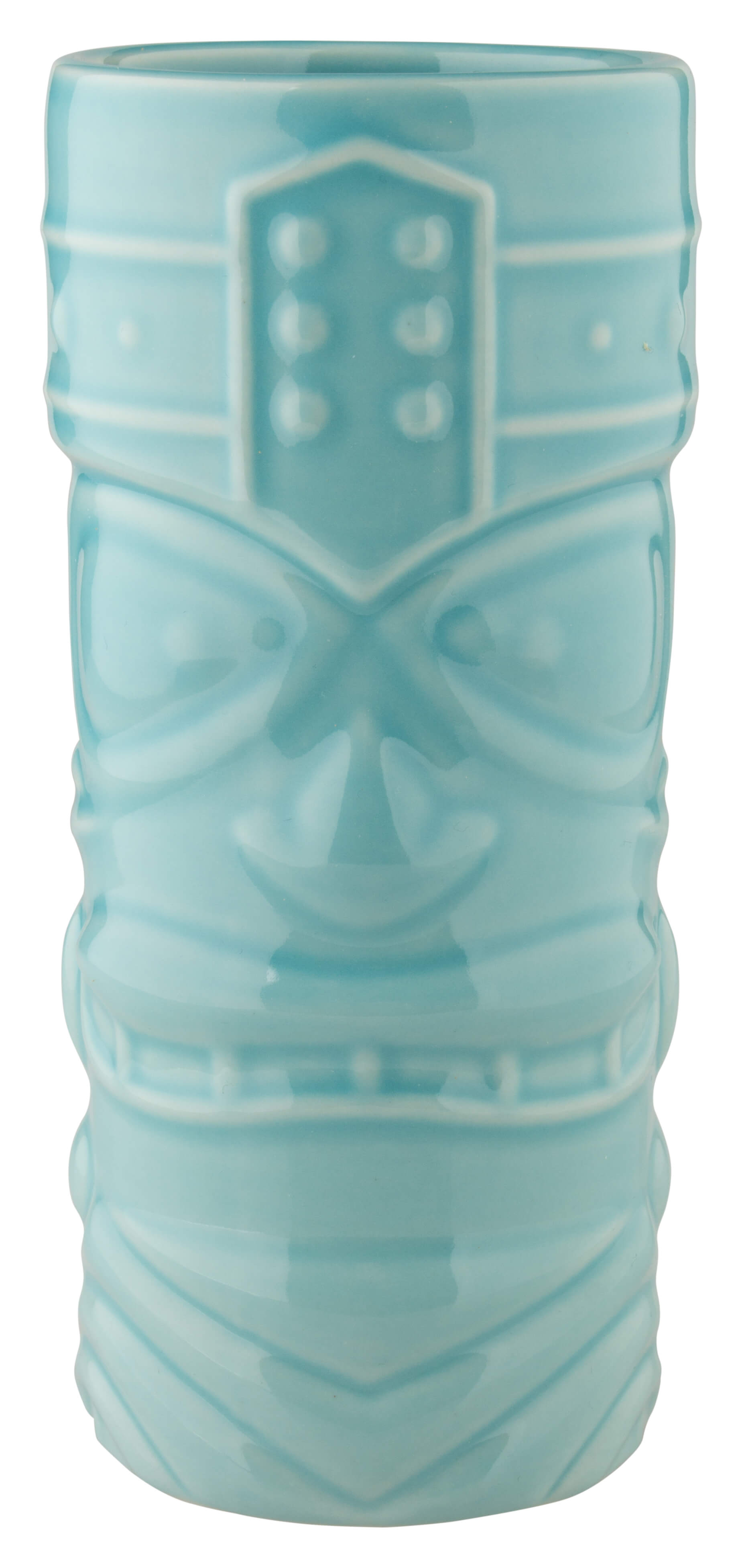 Vaso Tiki Face, azul - 400 ml