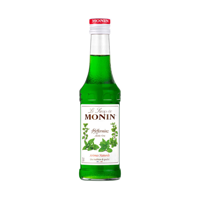 Menta verde - Sirope Monin botella pequeña (0,25 l)