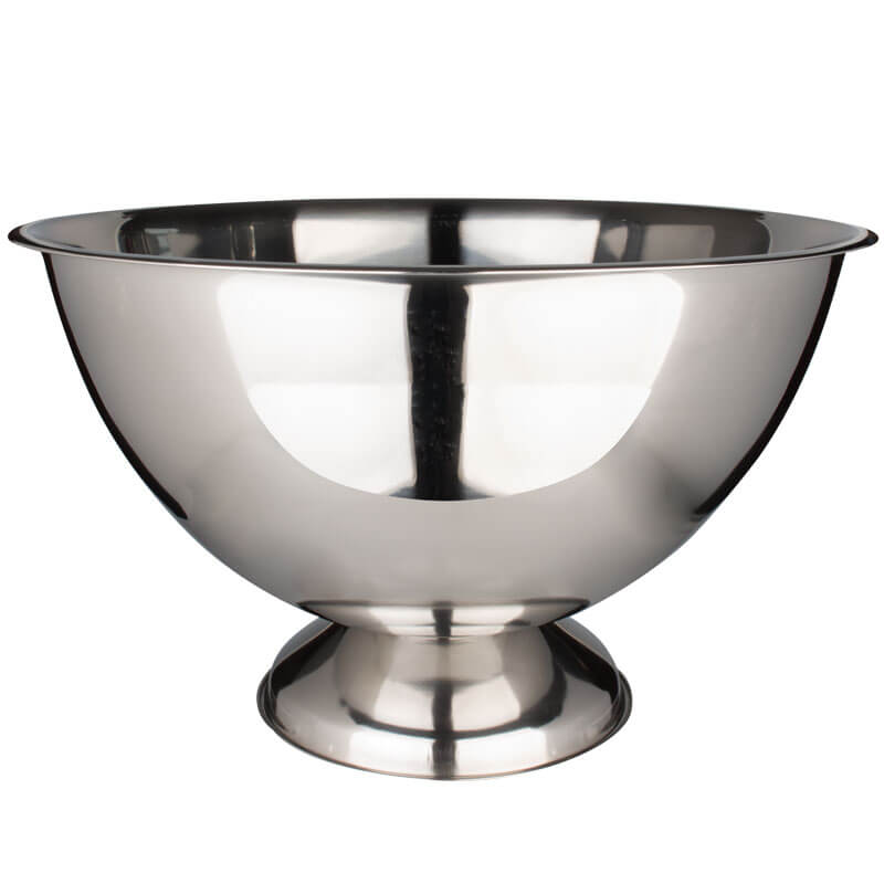 Enfriador de champán, acero inoxidable - color plateado (40 cm)