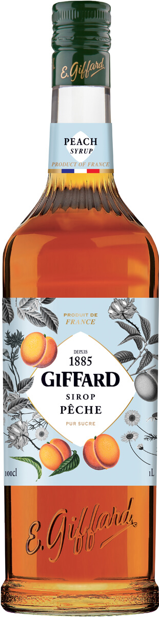 Sirope de melocotón - Giffard (1,0 l)