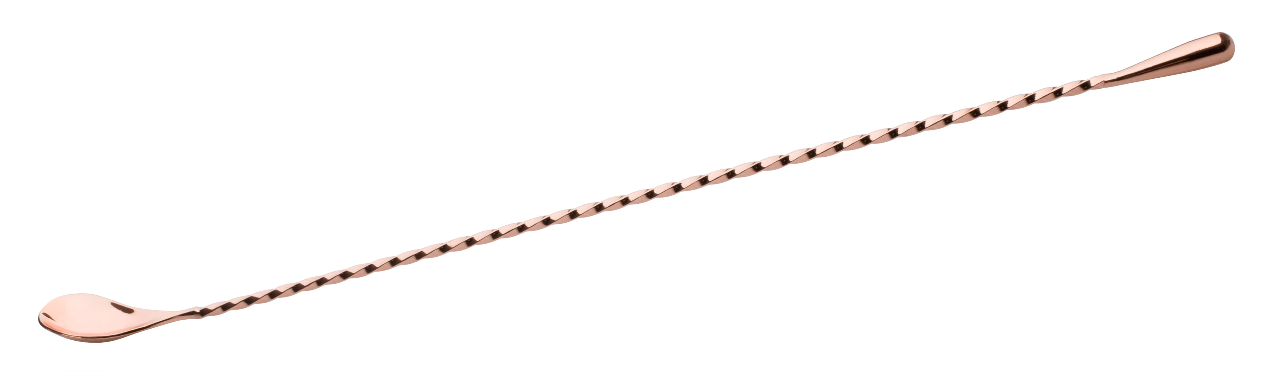 Cuchara de bar lágrima, color cobre - 40 cm