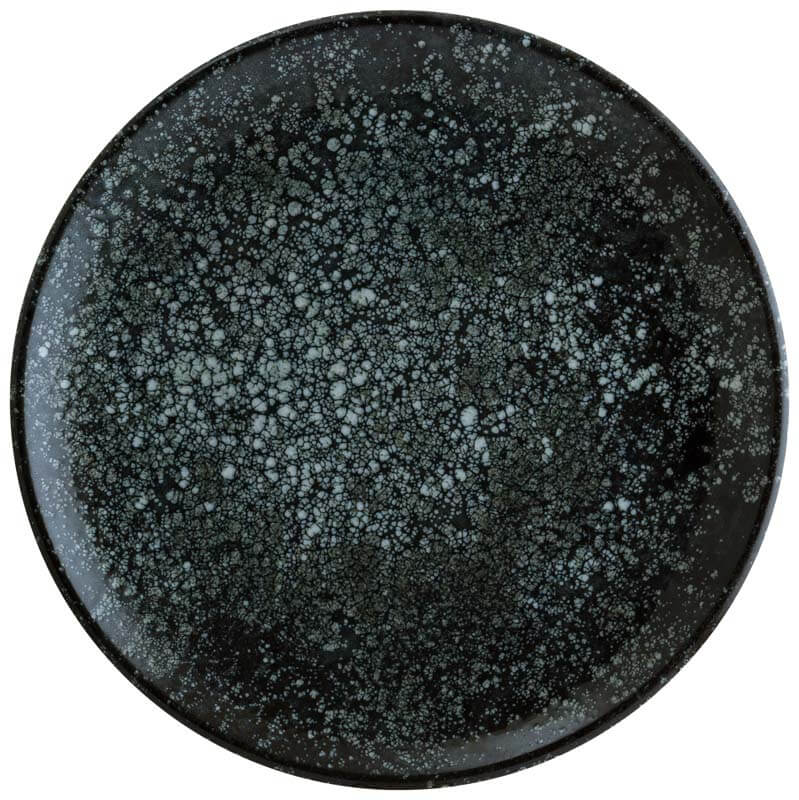 Bonna Cosmos Black Gourmet Plato llano 30 cm negro - 6 ud
