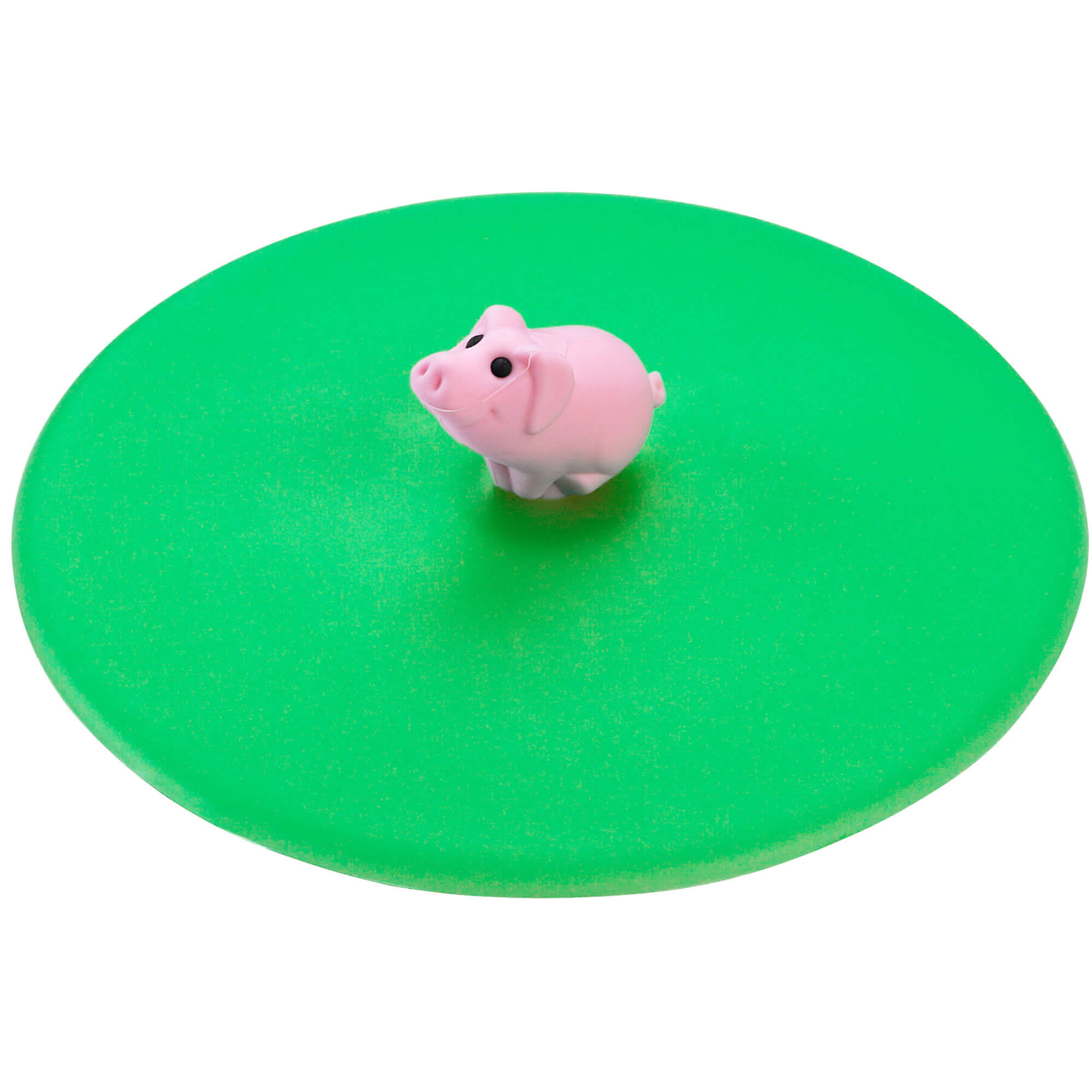 Tapa de cristal de silicona, Lurch - Animales de granja Cerdo (10,5 cm)