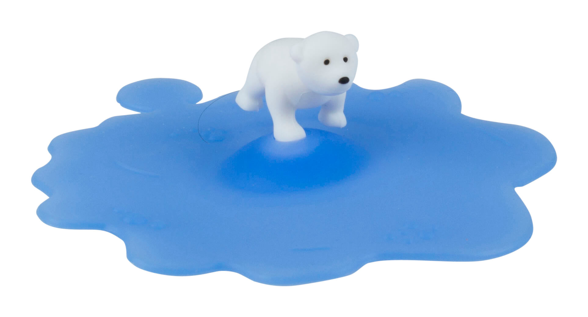 Tapa de cristal de silicona, Lurch - Oso polar (aprox. 11,5 cm)