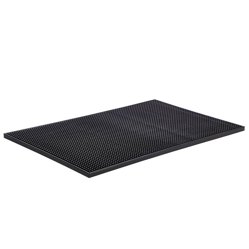 Alfombrilla de PVC negra - 45 x 30 x 1 cm