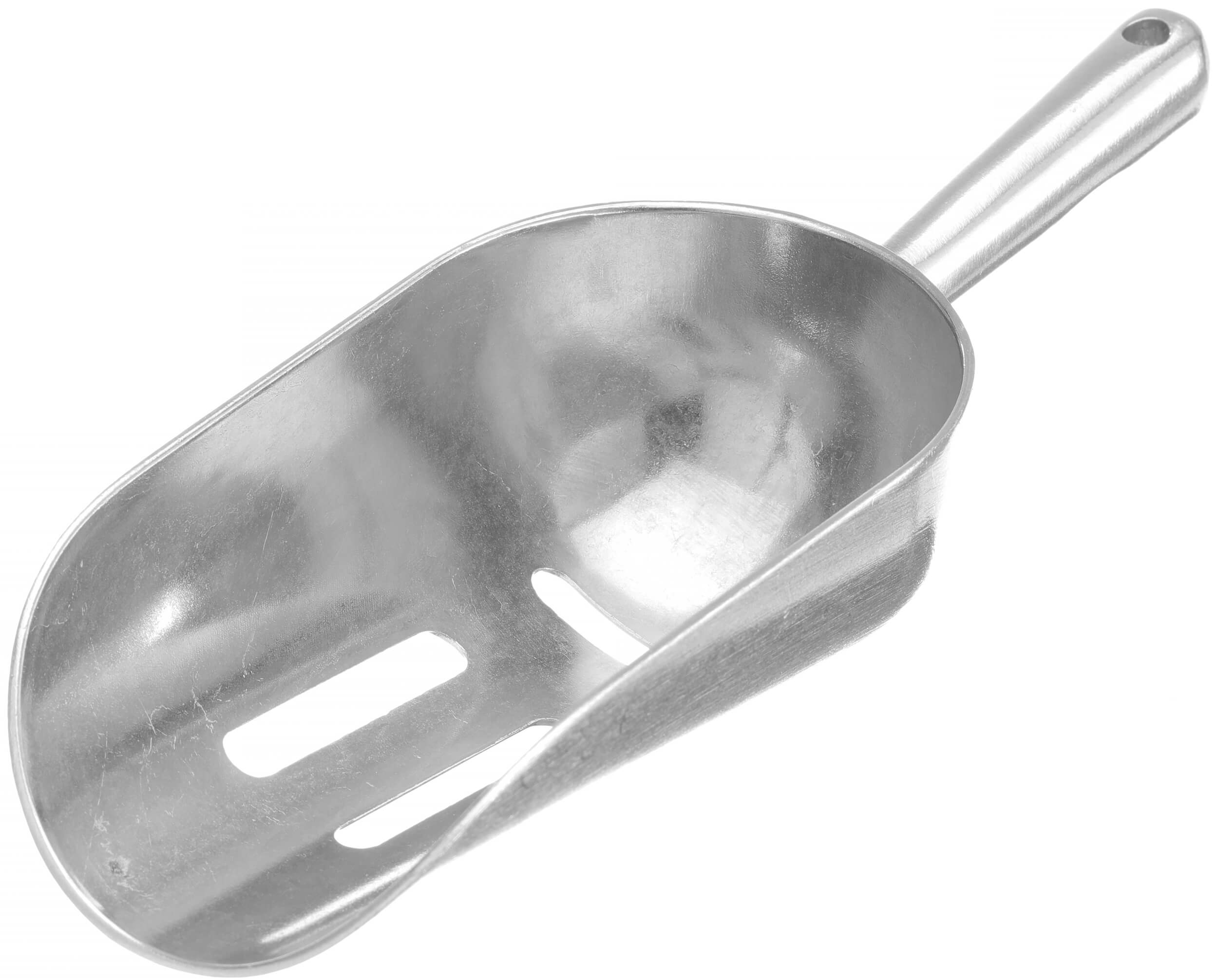 Pala para hielo de aluminio, ranurada - 0,35 l
