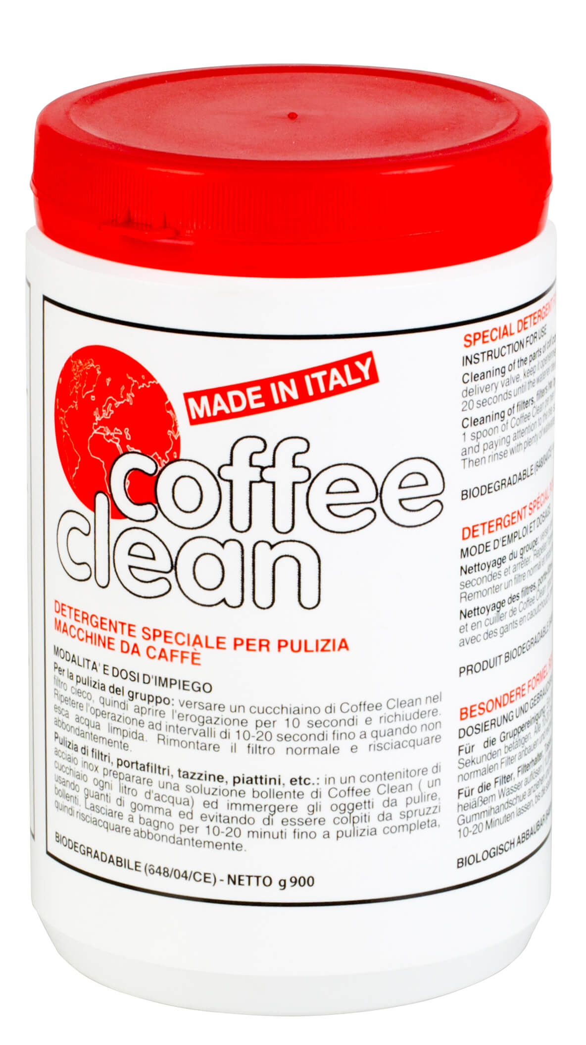 Limpiador para cafeteras Coffee clean, polvo (900 g)